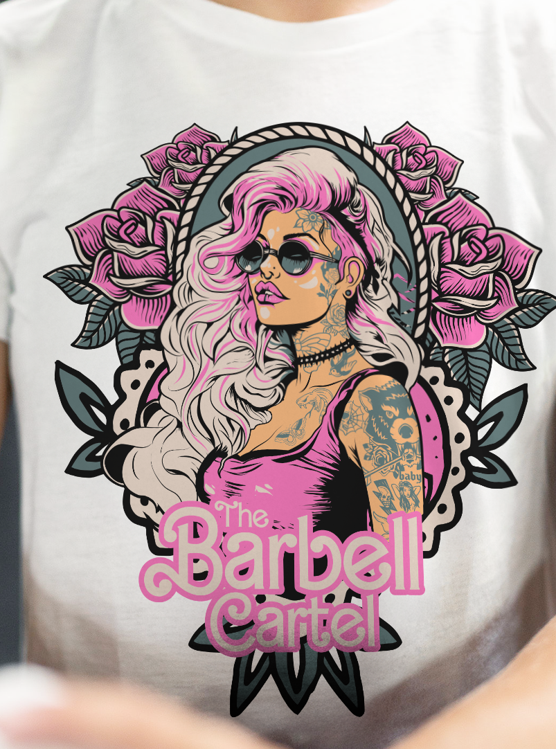 Bar-B Crop T-Shirt - White