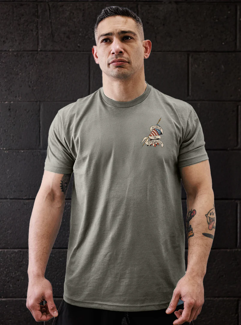 Honor in Strength T-Shirt - Stone