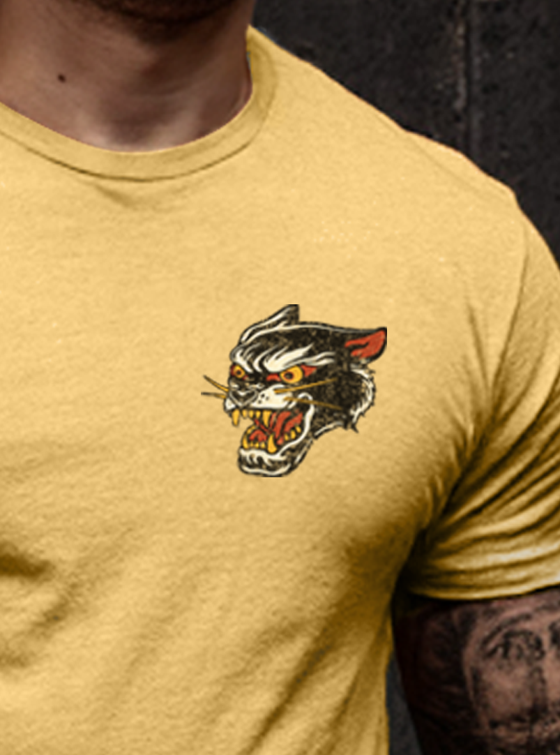 Wild Cat T-Shirt - Banana