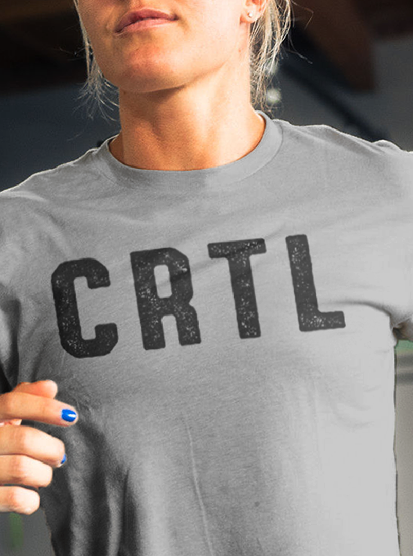 CRTL Crop T-Shirt - Ash