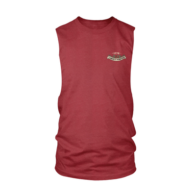 Lady Liberty Cut-Off Tank -  Cardinal (Limited edition)