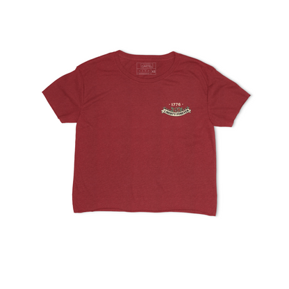 Lady Liberty Hand Cut Crop - Cardinal (Limited Edition)