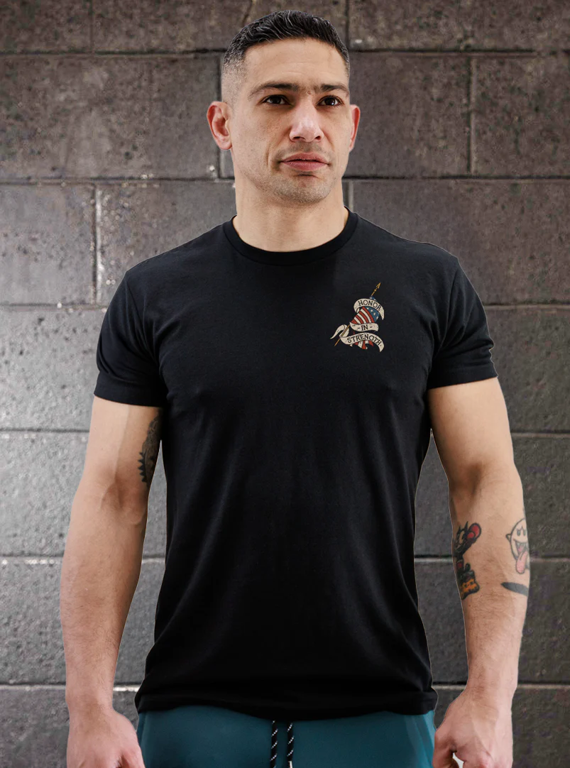 Honor in Strength T-Shirt - Black