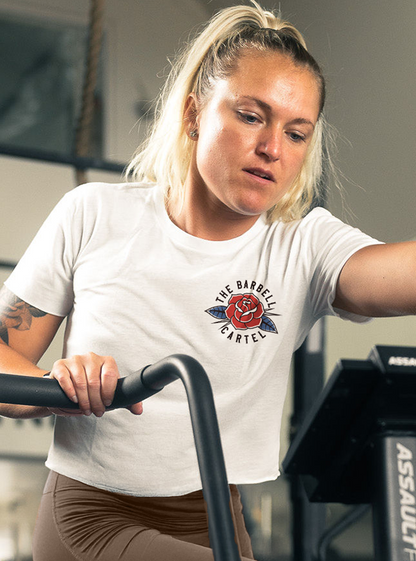 Propaganda Crop T-Shirt - White