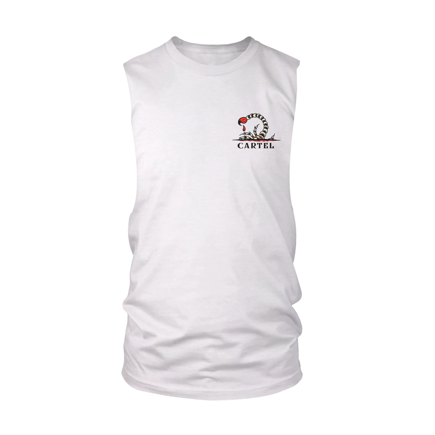 Scorpion Cut-Off Tank - White