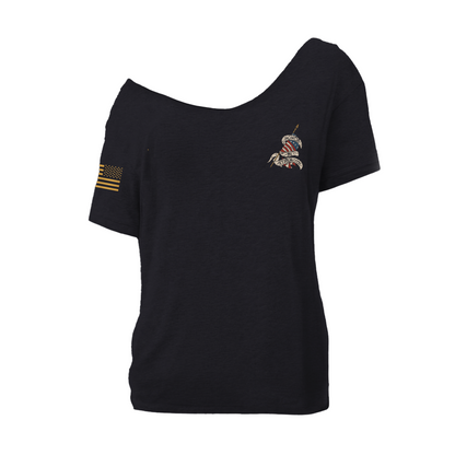 Honor in Strength Street Cut T-Shirt - Black