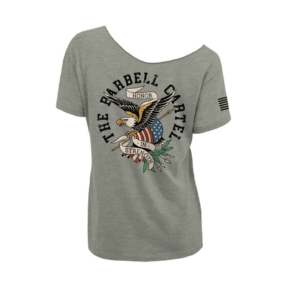 Honor in Strength Street Cut T-Shirt - Stone