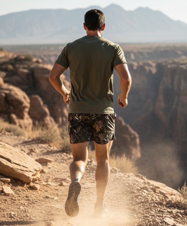 Core Short 7" - Woodland Forest Camo