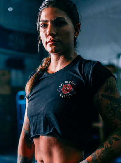 Propaganda Crop T-Shirt - Black