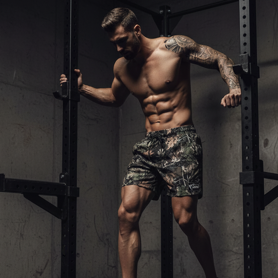 Core Short 7" - Woodland Forest Camo