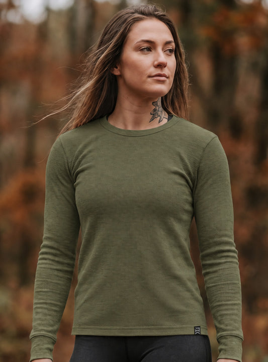 Women's Foundation Thermal - Military Green