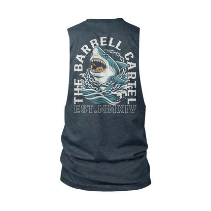 Killer Gainz 2.0 Cut-Off Tank - Heather Navy