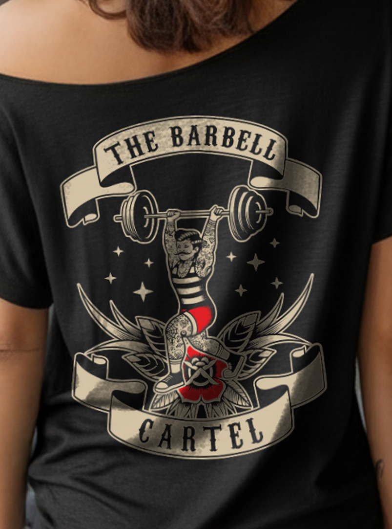 Old School Street Cut T-Shirt - Black