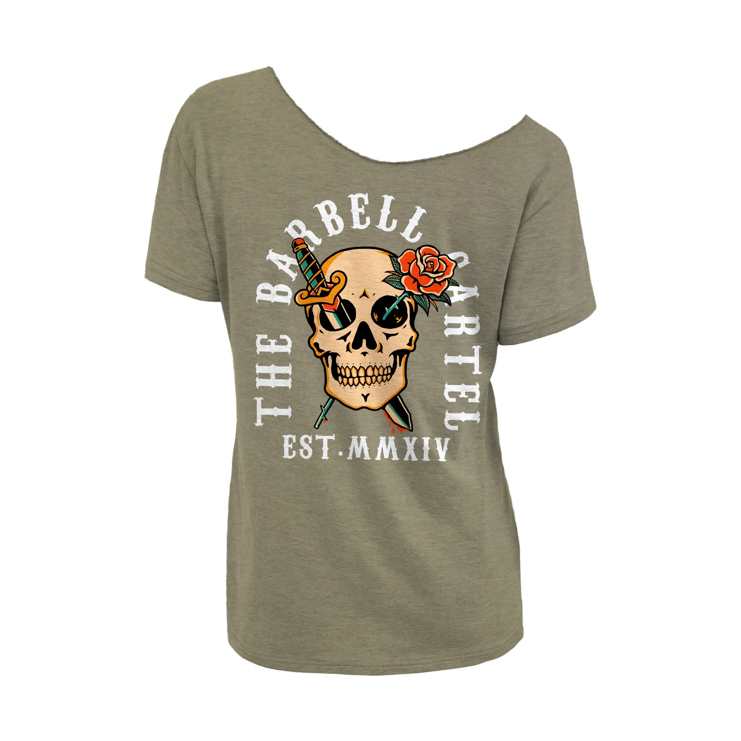 Pirates Street Cut T-Shirt - Military