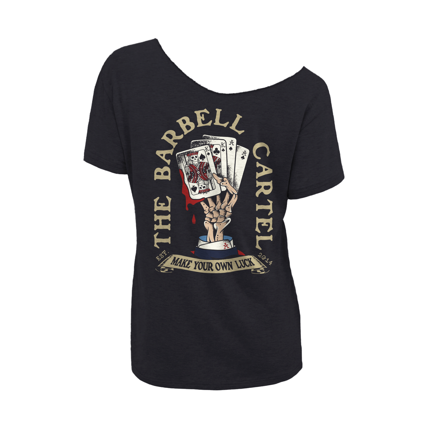 Pocket Ace Street Cut T-Shirt - Black