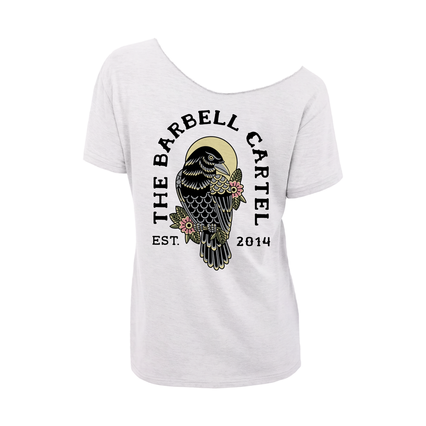 Raven Street Cut T-Shirt - White