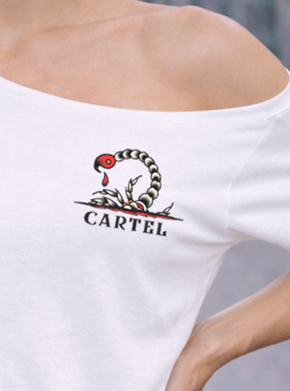 Scorpion Street Cut T-Shirt - White