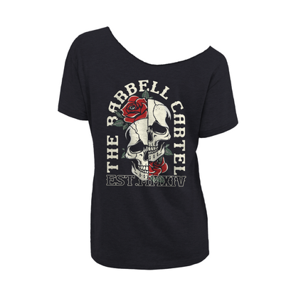 Split Skull Street Cut T-Shirt - Black