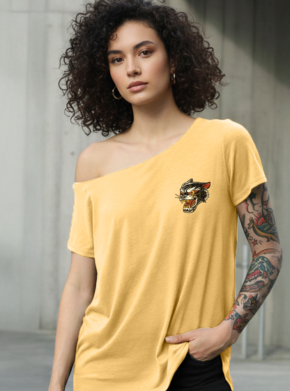 Wild Cat Street Cut T-Shirt - Banana