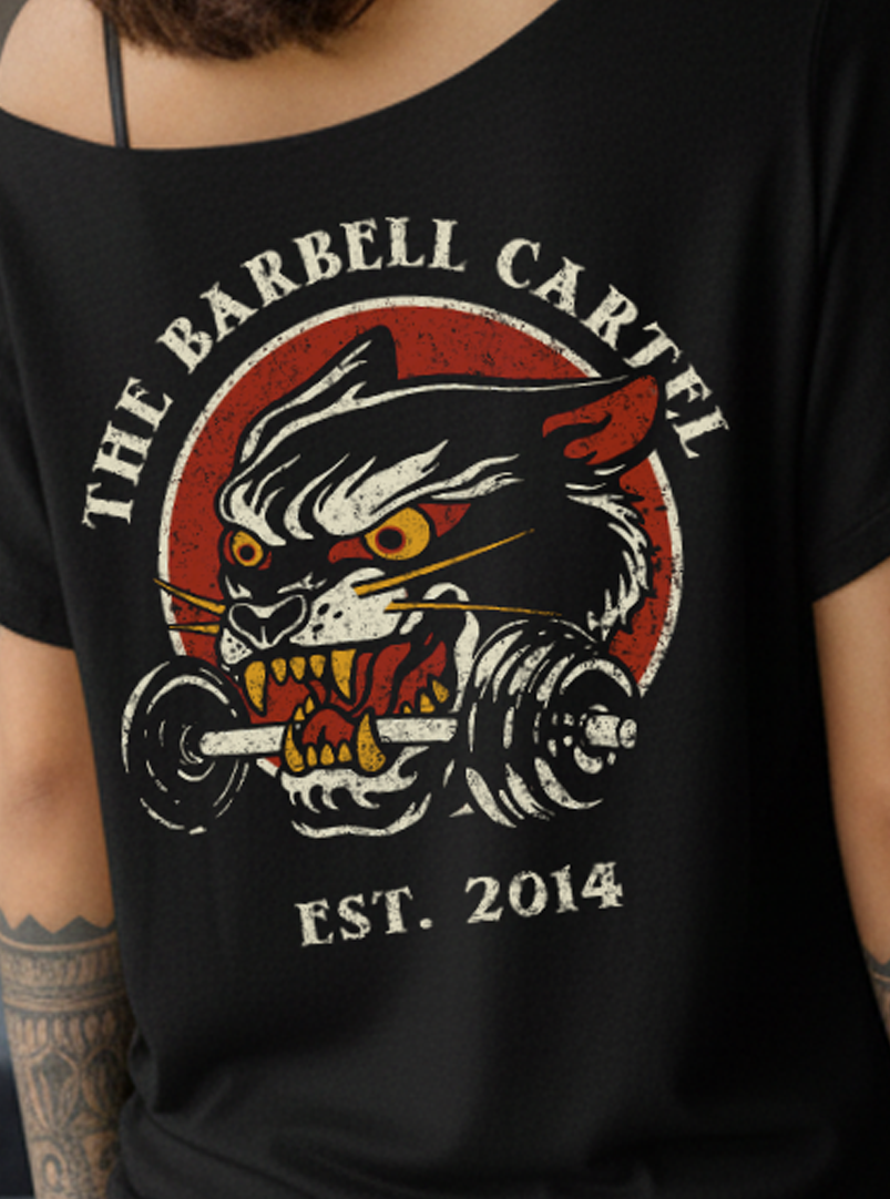 Wild Cat Street Cut T-Shirt - Black