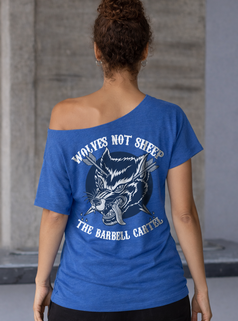 Wolves Street Cut T-Shirt - Blue (Limited edition)