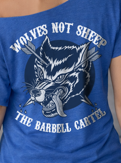 Wolves Street Cut T-Shirt - Blue (Limited edition)