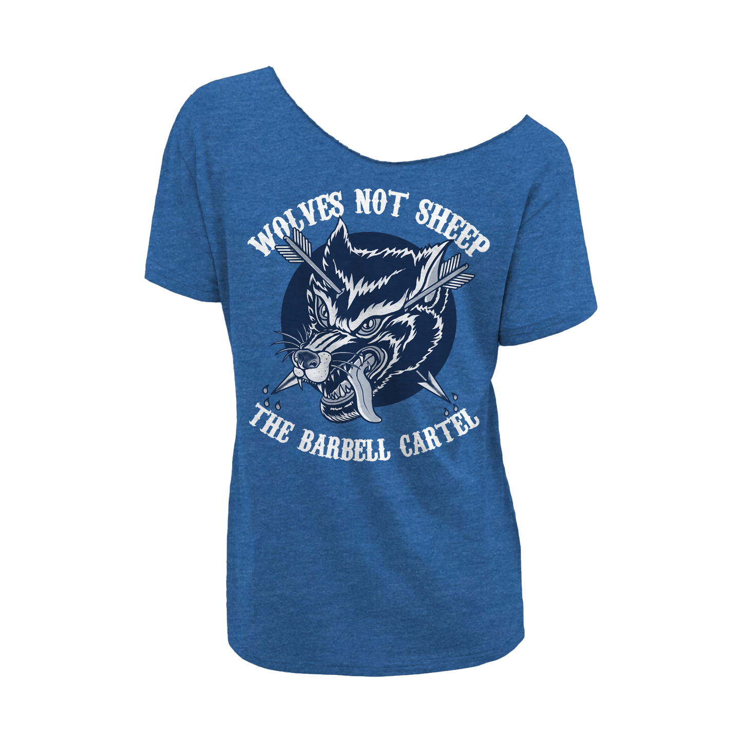 Wolves Street Cut T-Shirt - Blue (Limited edition)