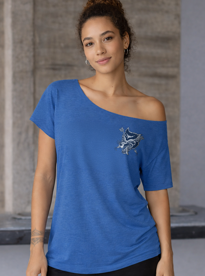 Wolves Street Cut T-Shirt - Blue (Limited edition)