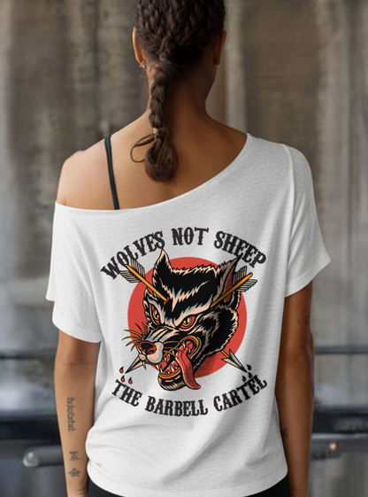 Wolves Street Cut T-Shirt - White