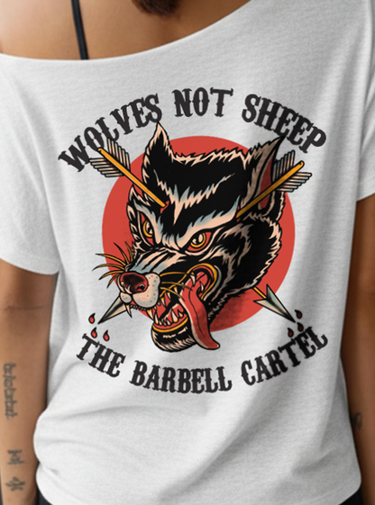 Wolves Street Cut T-Shirt - White