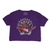 Jurassic Crop T-Shirt - Purple Rush