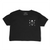 Skull & Arrow Crop T-Shirt - Black