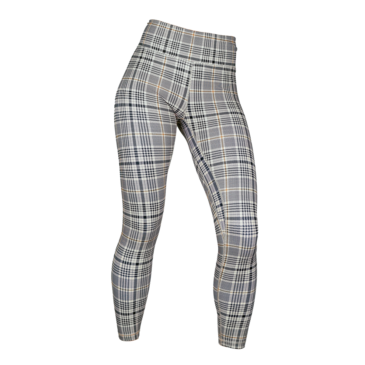 Sport Legging - Plaid Mocha